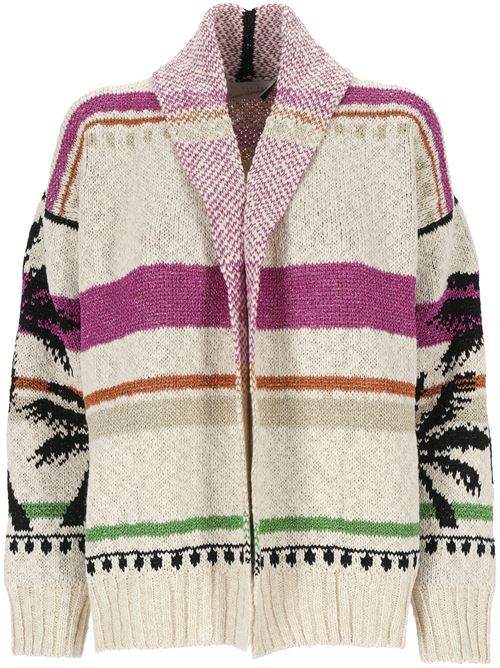 White jacquard cardigan Giada Benincasa | 040901